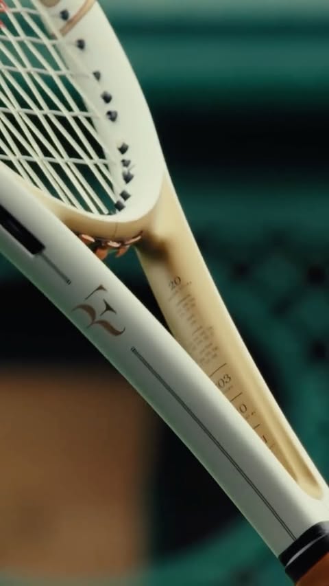 Instagram post by @rogerfederer for Wilson Tennis. Caption reads: Excellence, enshrined. 💫 Introducing the RF Hall....