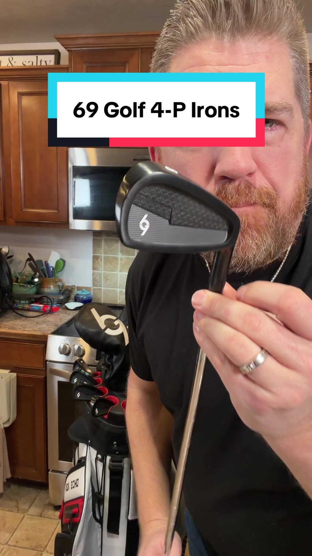 TikTok post by @jeremyreviews for 69 Golf. Caption reads: [...] is the best deal I’ve ever seen on the @69....