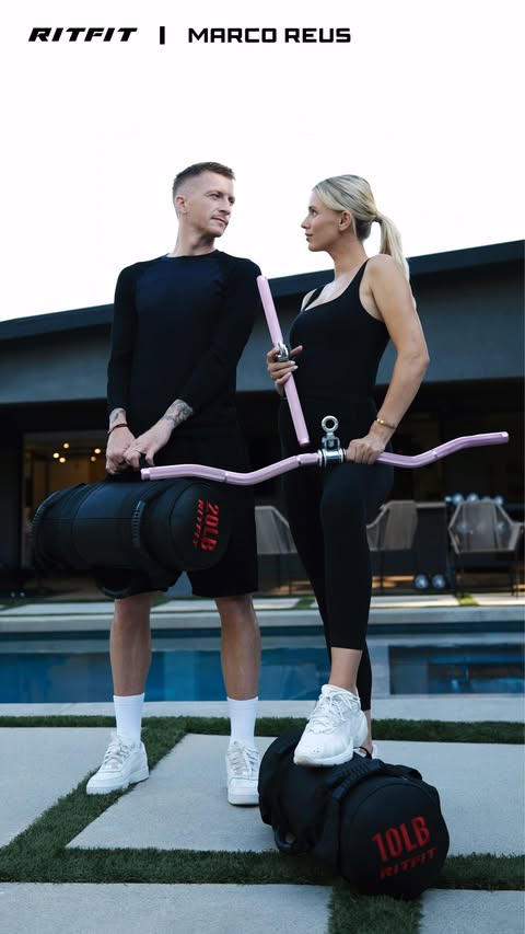 Instagram post by @scarlettgartmann for RitFit. Caption reads: Ad | Anzeige The strongest thing I’ve ever trained....