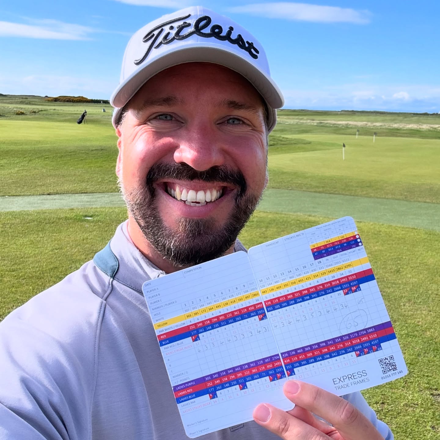 Instagram post by @peterfinchgolf for Titleist. Caption reads: Life recently has been pretty wild!! Here’s my....