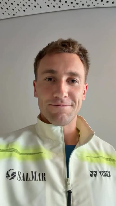 Instagram post by @casperruud for SAMSONITE. Caption reads: .