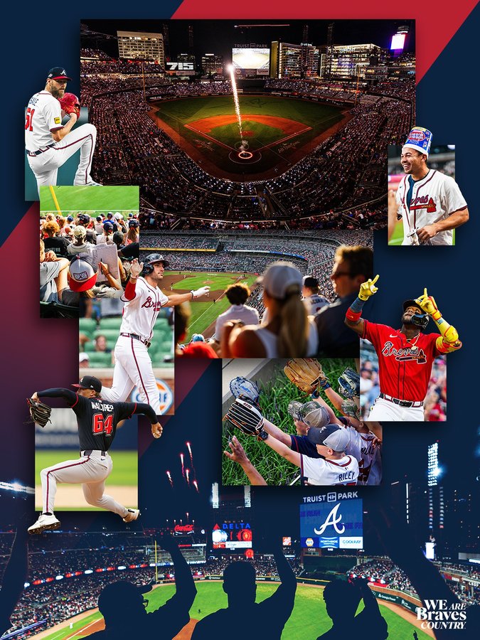 Instagram post by @braves for Truist. Caption reads: Thank you Braves Country for riding with us all....