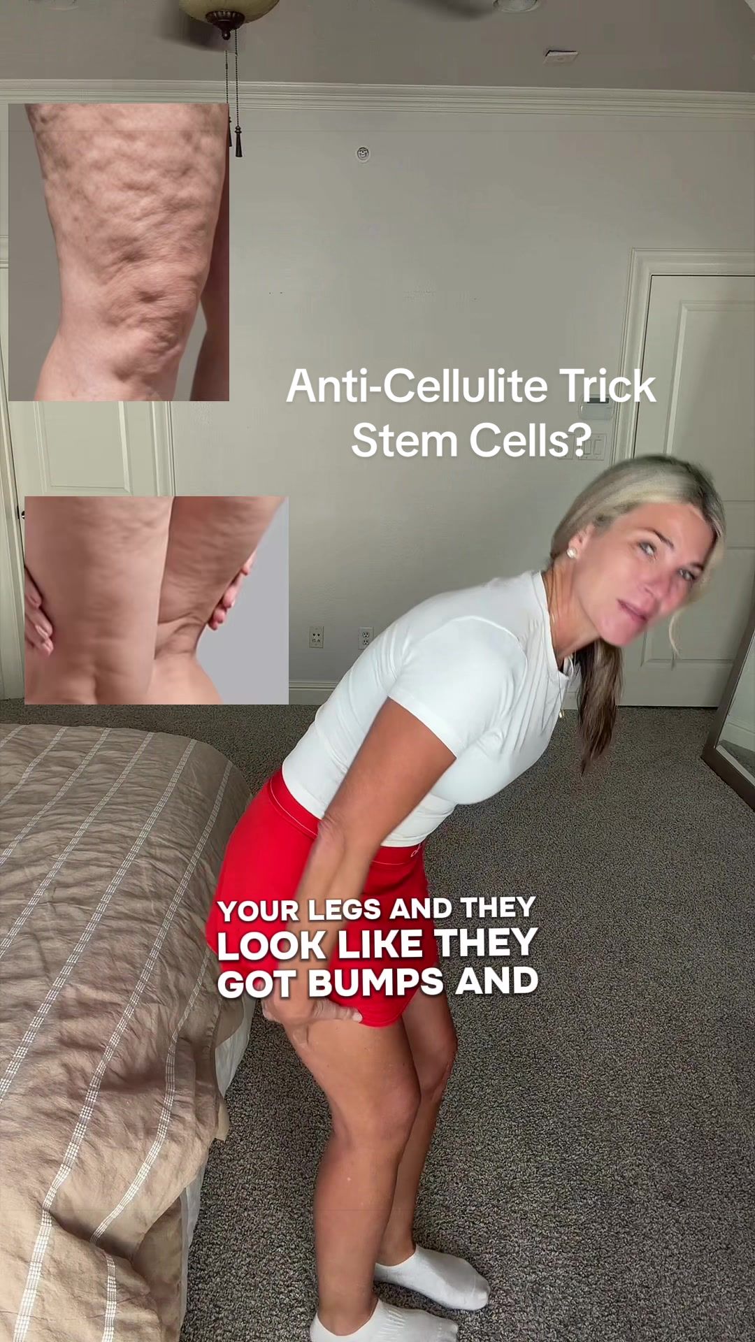TikTok post by @jennsuggs for M3 Naturals. Caption reads: Insecure and feeling down..@M3 Naturals #genx....