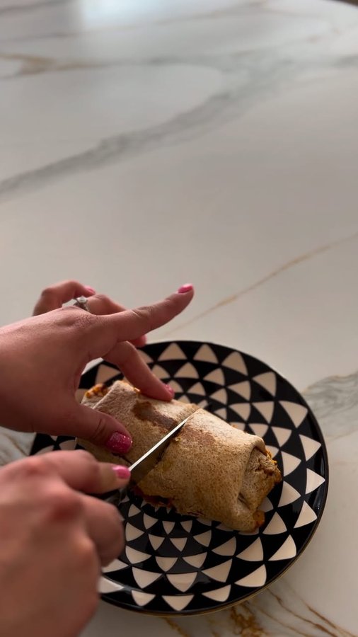 Instagram post by @solandfam for Purple Carrot. Caption reads: @PurpleCarrot delivery of plant-based meals right....