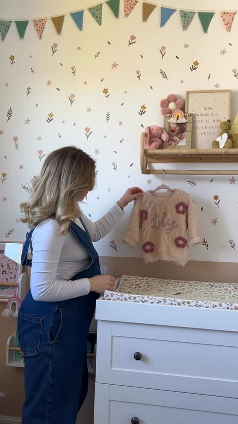 Instagram post by @joannadawn__ for Nursery Stickers. Caption reads: [...] lovely little wall stickers from....