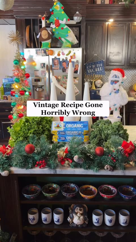 Instagram post by @marcosfunhouse for Pete & Gerry's. Caption reads: All I want for Christmas is… Deviled Egg Trees!....