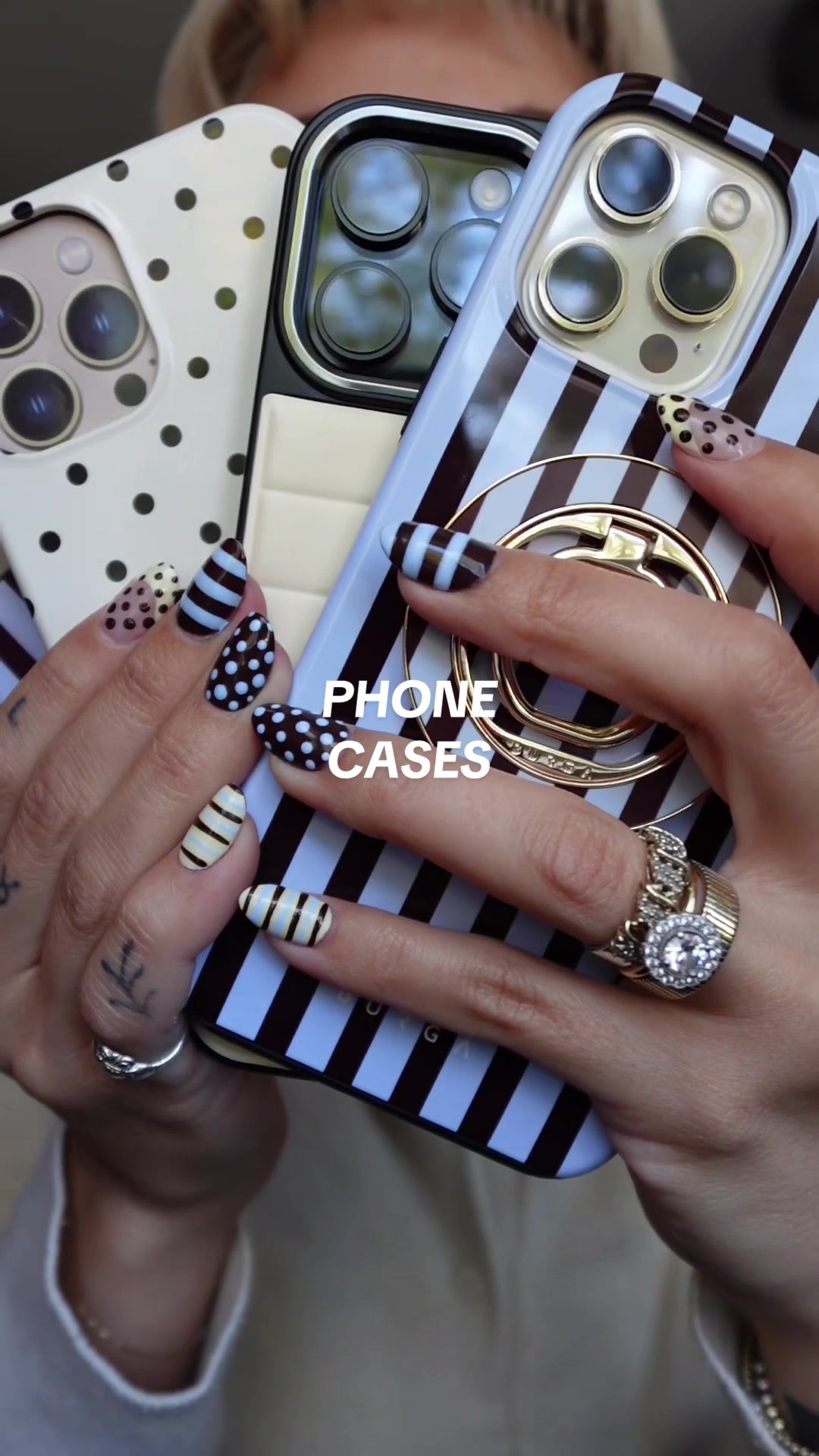 TikTok post by @saadiiie for BURGA. Caption reads: for all the folks asking where my cutie cases are....