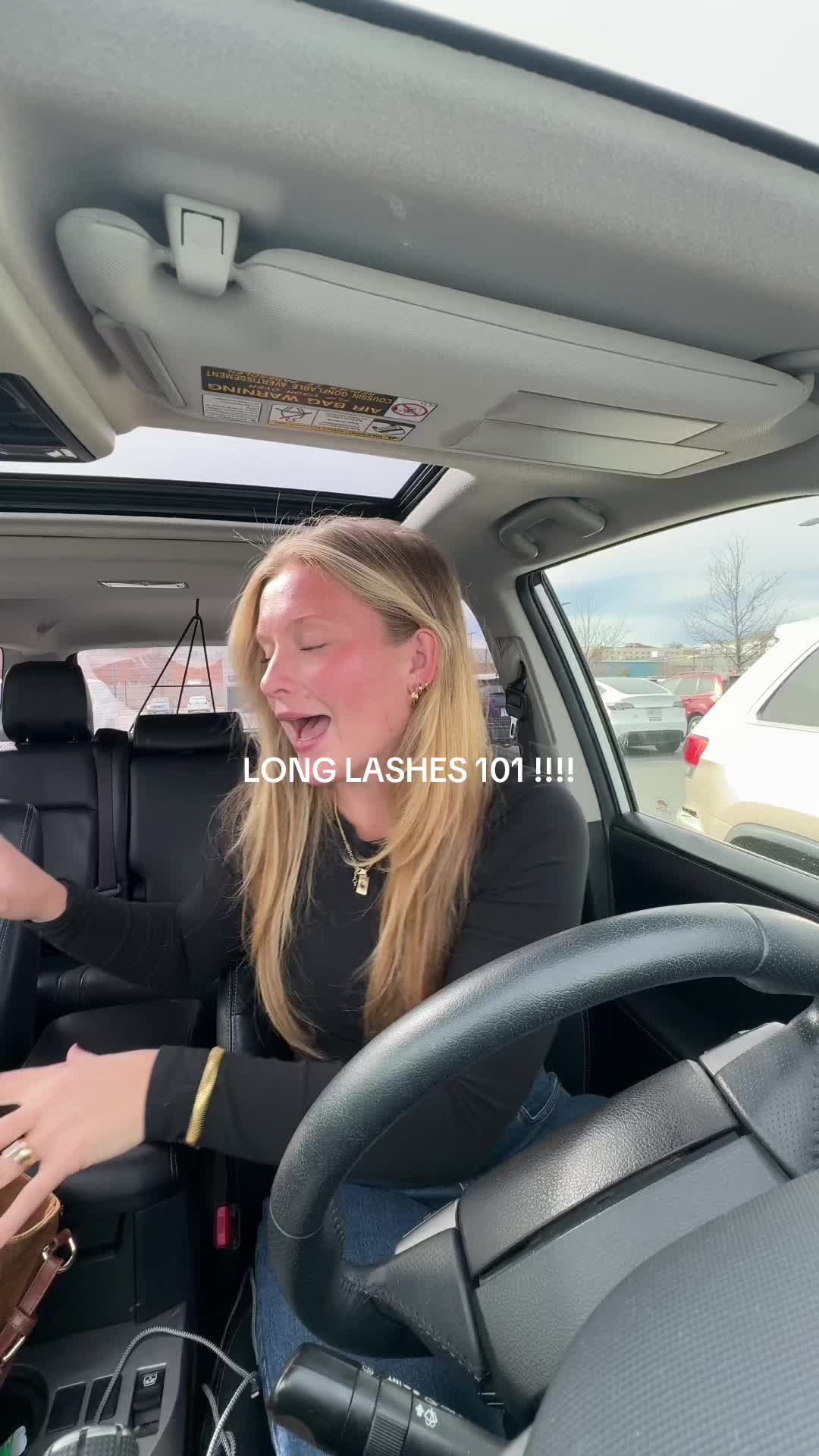 TikTok post by @averybsweatt for Babe Original. Caption reads: [...] eyelash serum I would recommend!!  @Babe....