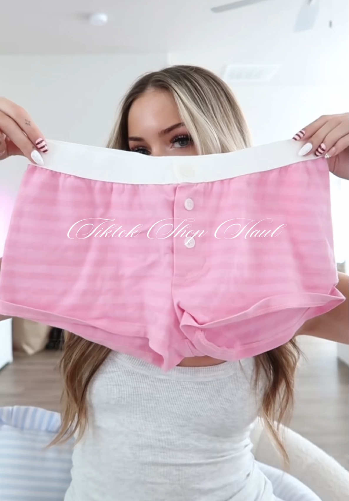 TikTok post by @sadiebaby08 for TimelessDream. Caption reads: recent tiktok haul 💗 @velvetcaviar @pacsun....