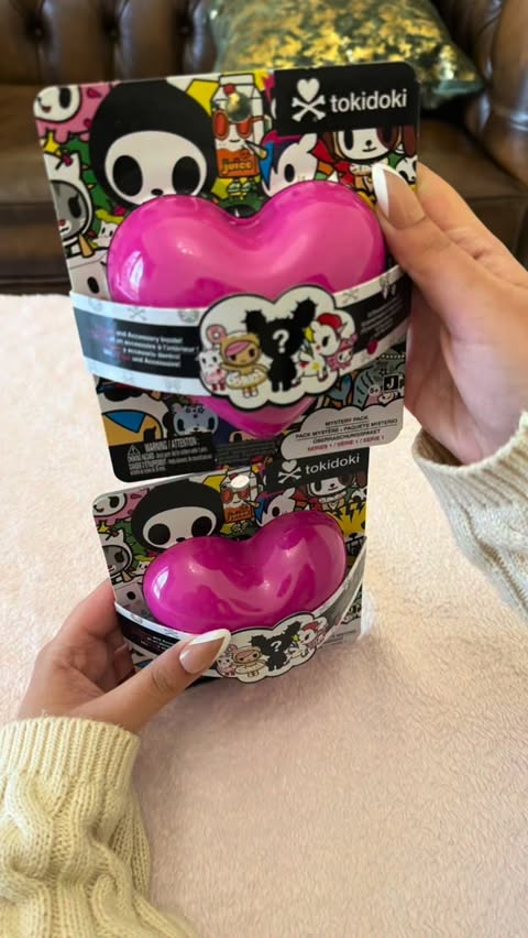 Instagram post by @made_by.emaan for Wire PR. Caption reads: AD - Unbox the @tokidokibrand @jazwares mystery....