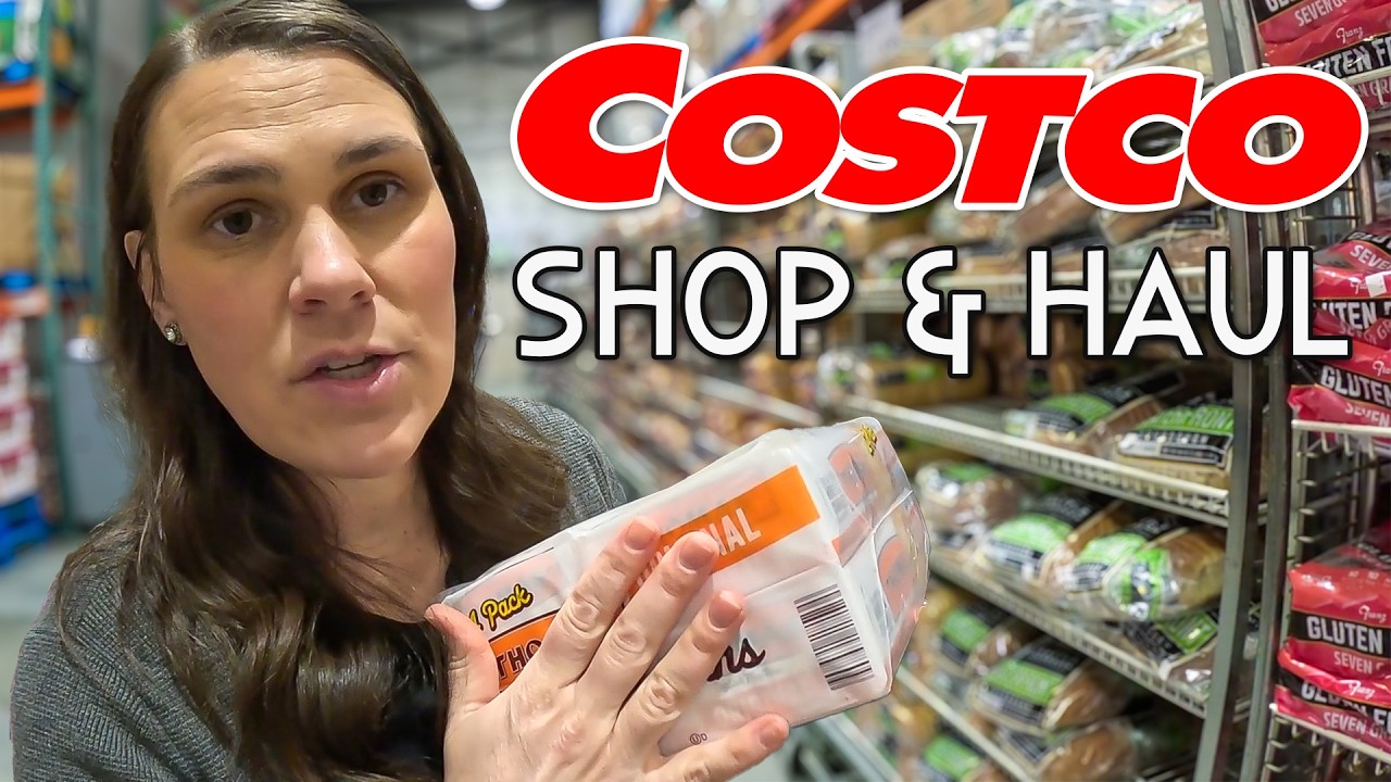 YouTube post by @ThisAlaskaLife for Flodesk. Caption reads: Costco Shop & Haul W/ Me | Alaska Prices $.