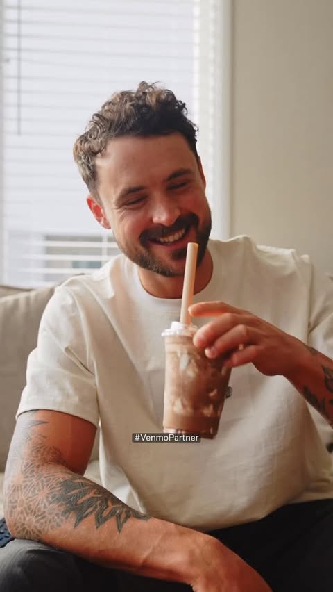 Instagram post by @dylanefron for Venmo. Caption reads: [...] from my couch AND getting cash back???....