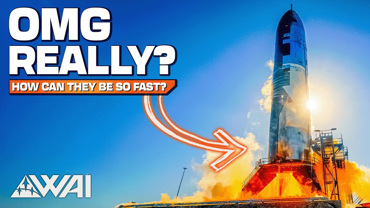 YouTube post by @Whataboutit for Surfshark. Caption reads: SpaceX Starship V3 Already Finished For Tests?....