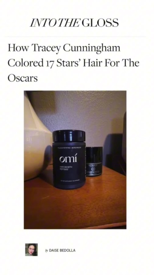 Instagram post by @naomiwhittel for Into The Gloss. Caption reads: Is anyone busier than @traceycunningham1 during....