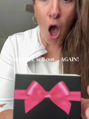 TikTok post by @melindamae16 for Tewiky. Caption reads: This has sold out twice already! @Tewiky outdid....