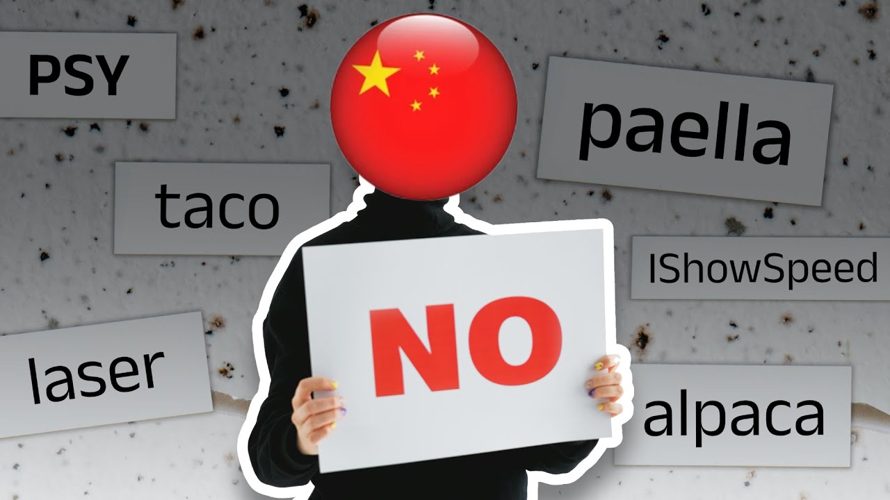 YouTube post by @julesytooshoes for Unsplash. Caption reads: The Strange Reason Chinese Doesn’t Borrow Words.