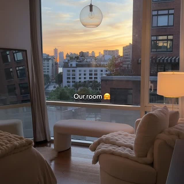 Instagram post by @daniellepheloung for Pottery Barn. Caption reads: His room Vs. our room, thanks to @potterybarn 🤗🏠.