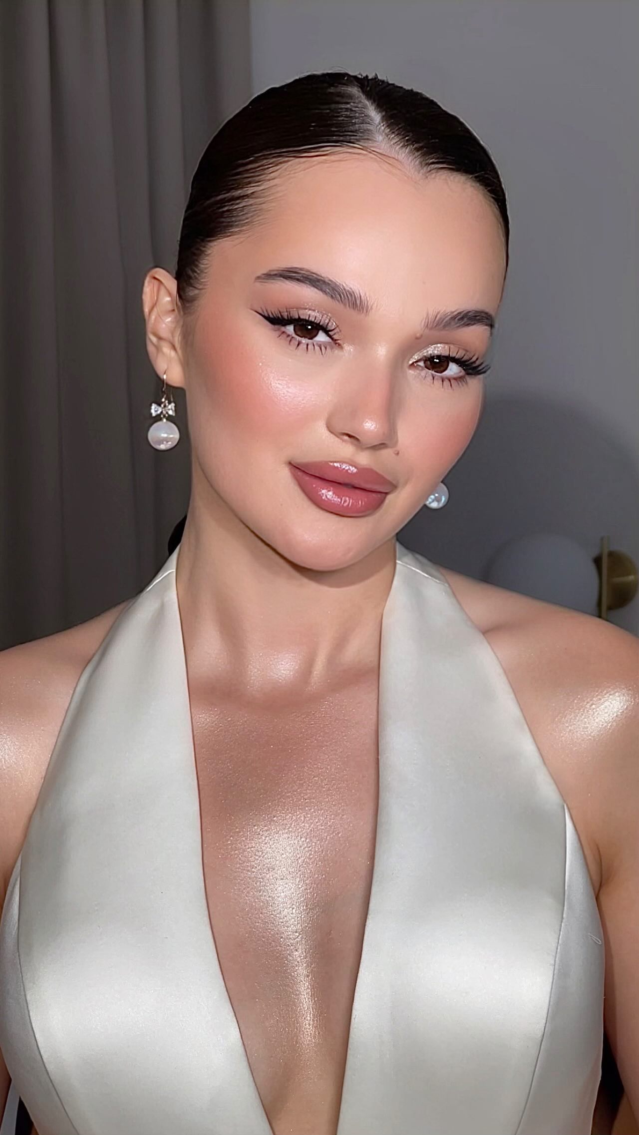 Instagram post by @aliucaryilmaz for CHANEL. Caption reads: a mini lip training with this trending music 🌸 my....