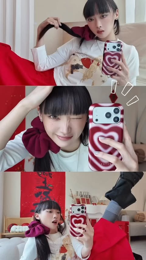 Instagram post by @venuskiki for BURGA. Caption reads: [...] 才能把每天拿在手裡的東西也一起保護好📱 很喜歡 BURGA 的火馬系列!! [...].