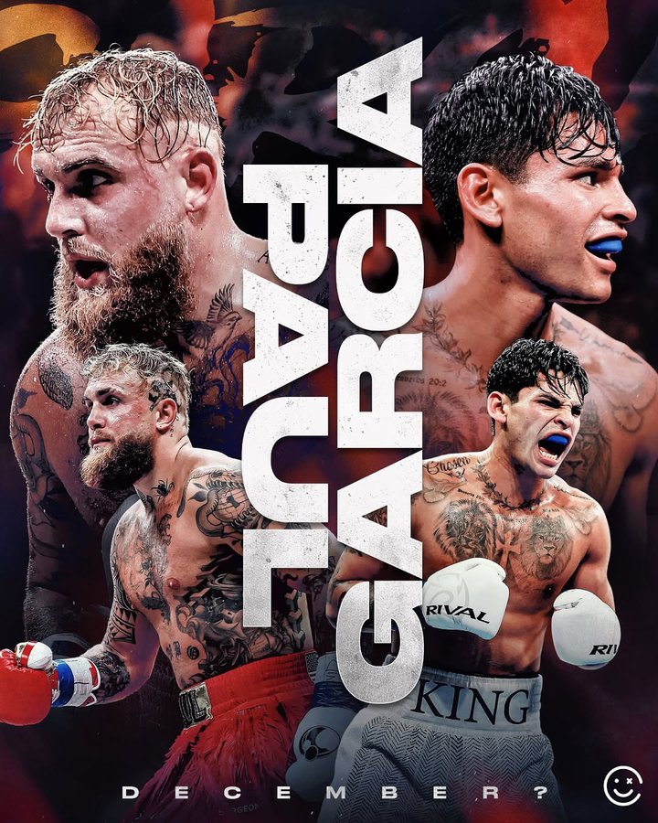 Instagram post by @happypunch for Sports Illustrated. Caption reads: 🚨 Jake Paul has reportedly offered Ryan Garcia to....