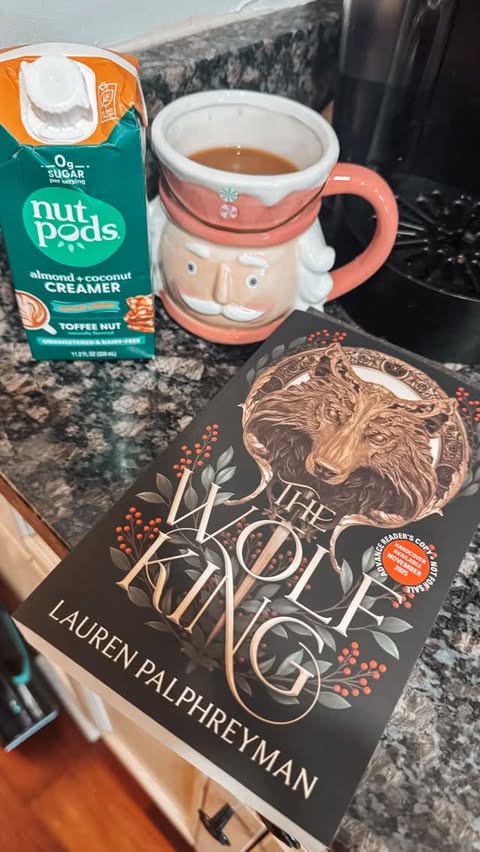 Instagram post by @milesofpages for nutpods. Caption reads: [...] I’m off to enjoy my toffee nut from....