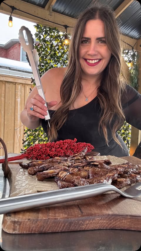 Instagram post by @scaleandtailor for ZWILLING. Caption reads: [...] Korean Flanken Style Short Ribs using....