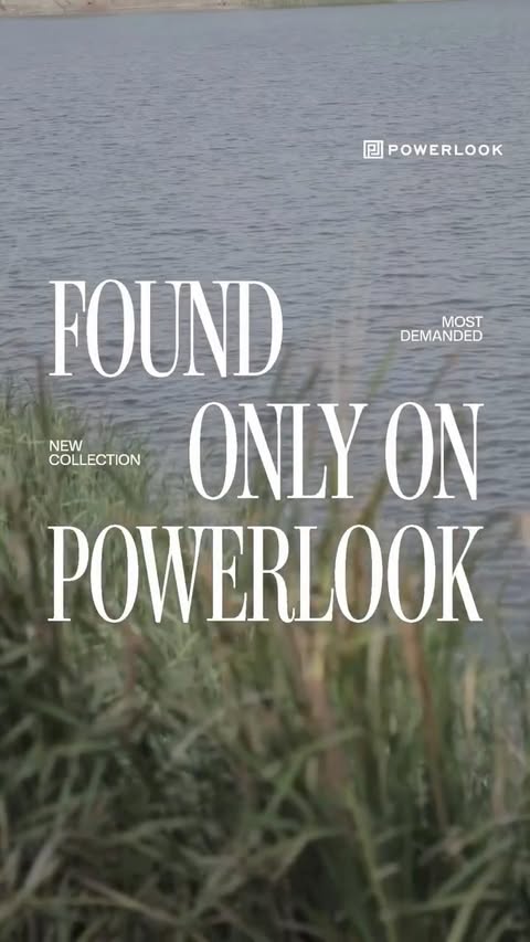 Instagram post by an influencer for POWERLOOK. Caption reads: Found Only On Powerlook..🔥 Comment “LINK” for....