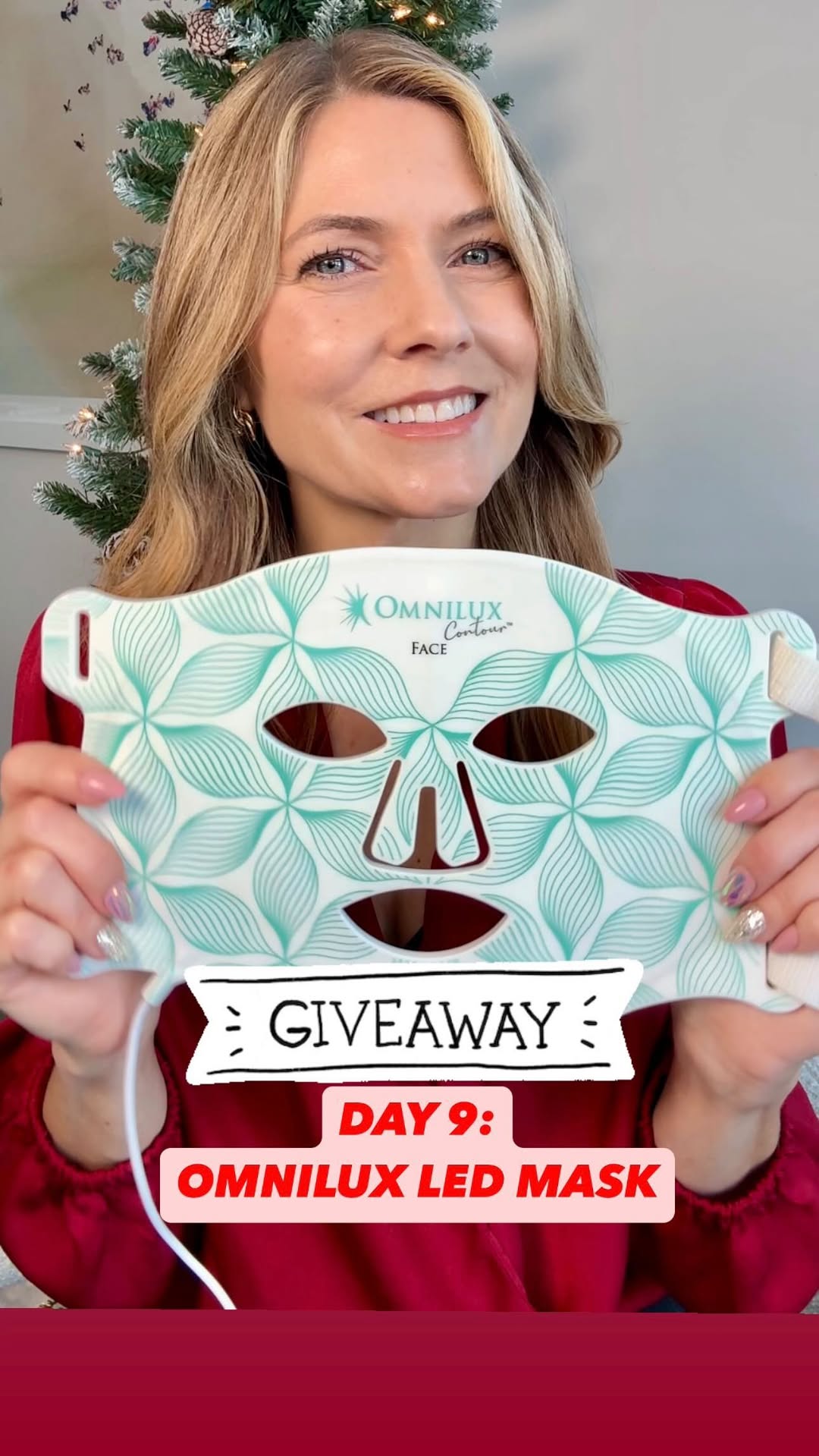 Instagram post by @trinaalbus for Omniluxled. Caption reads: ***GIVEAWAY CLOSED*** 
On Day 9 of the 12 Days of....
