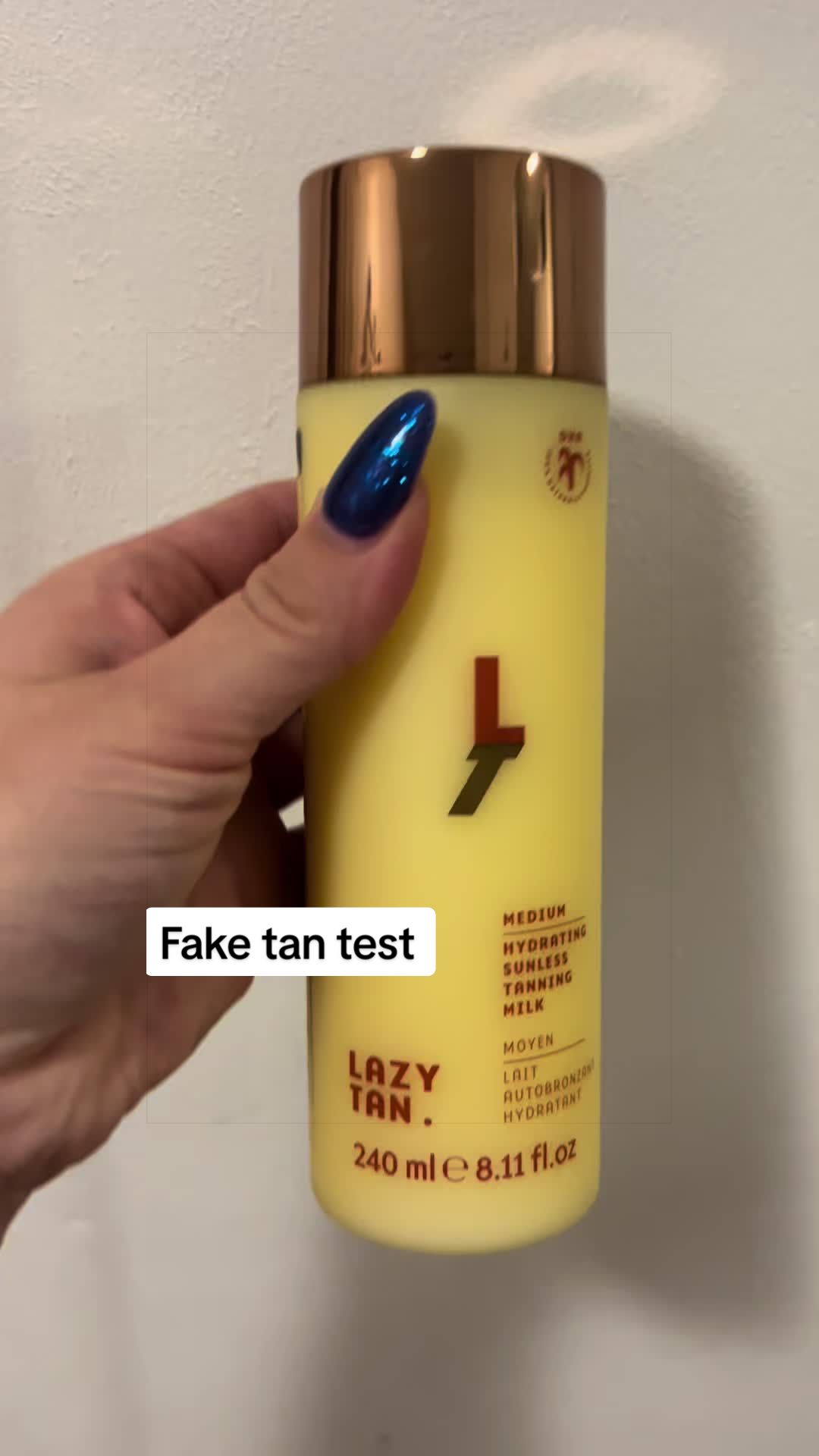 TikTok post by @er_bilingualbeauty for Lazy Tan. Caption reads: [...] 😂. Watch till the end to find out 😂 @Lazy....