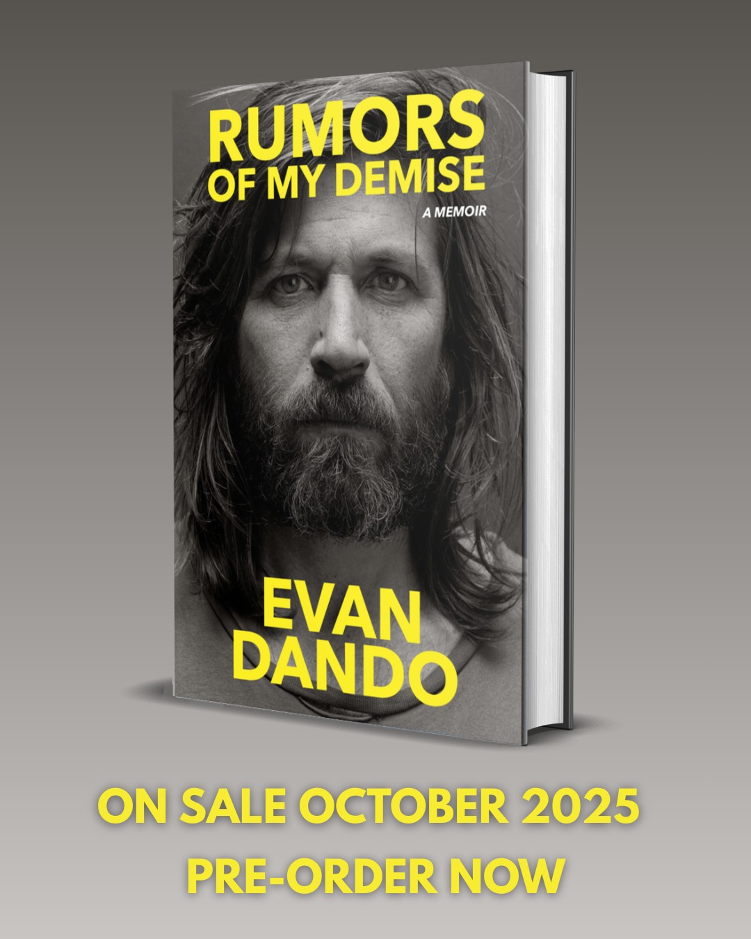 Instagram post by @thelemonheadsofficial for Gallery Books Group. Caption reads: Evan Dando, front man of The Lemonheads, spills....