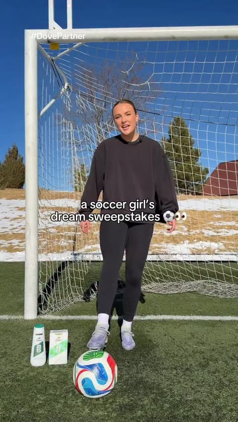 Instagram post by @brittany1wilson for Dove. Caption reads: #DovePartner Just buy any full size @Dove [...].