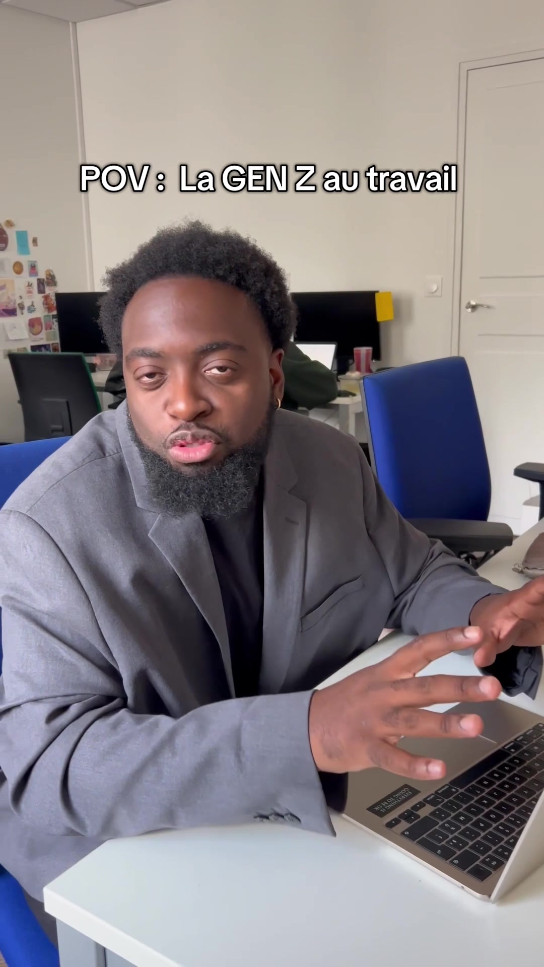 TikTok post by @javanincompris for Indeed. Caption reads: On ne se laissera plus faire haha 😂 @Indeed....