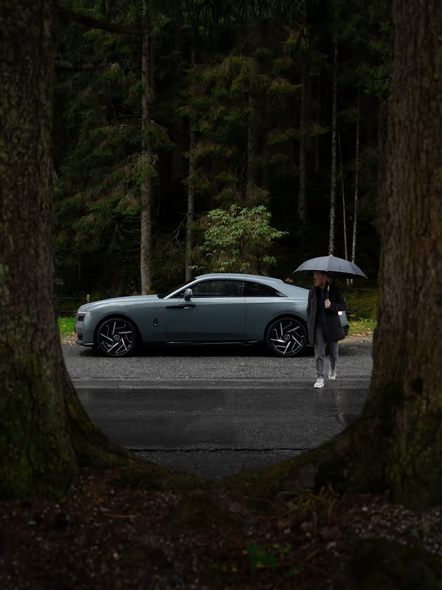 Instagram post by an influencer for Designhotel Wiesergut. Caption reads: [Ad] Rolls Royce aesthetics never disappoint 😮‍💨....