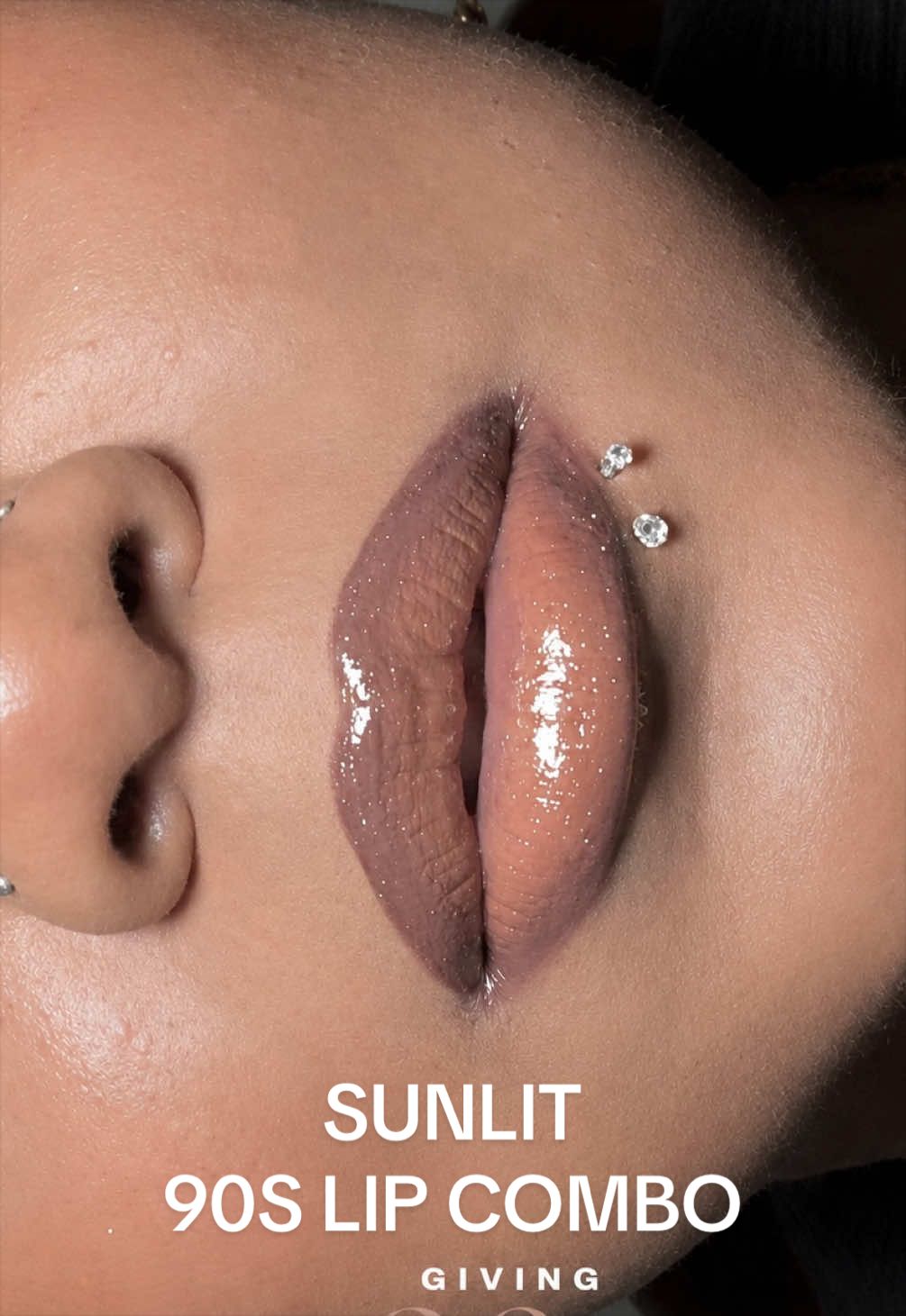 TikTok post by @anishawilliamsx for MUA Cosmetics Maroc. Caption reads: Giving 90s in the sun ✨ • Lip Liner: Dark Mocha -....