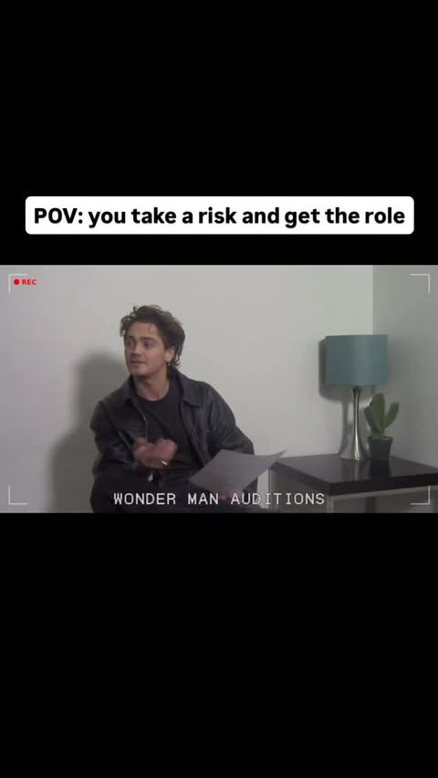Instagram post by @henryrowleyy for Disney plus. Caption reads: [...] is a joke) - go stream Wonder Man on....