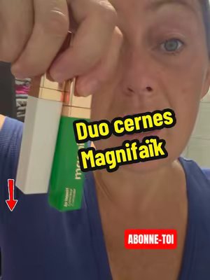 TikTok post by @soyumi715 for Magnifaïk. Caption reads: @Magnifaïk Beauty #cernes #correcteur #magnifaik....