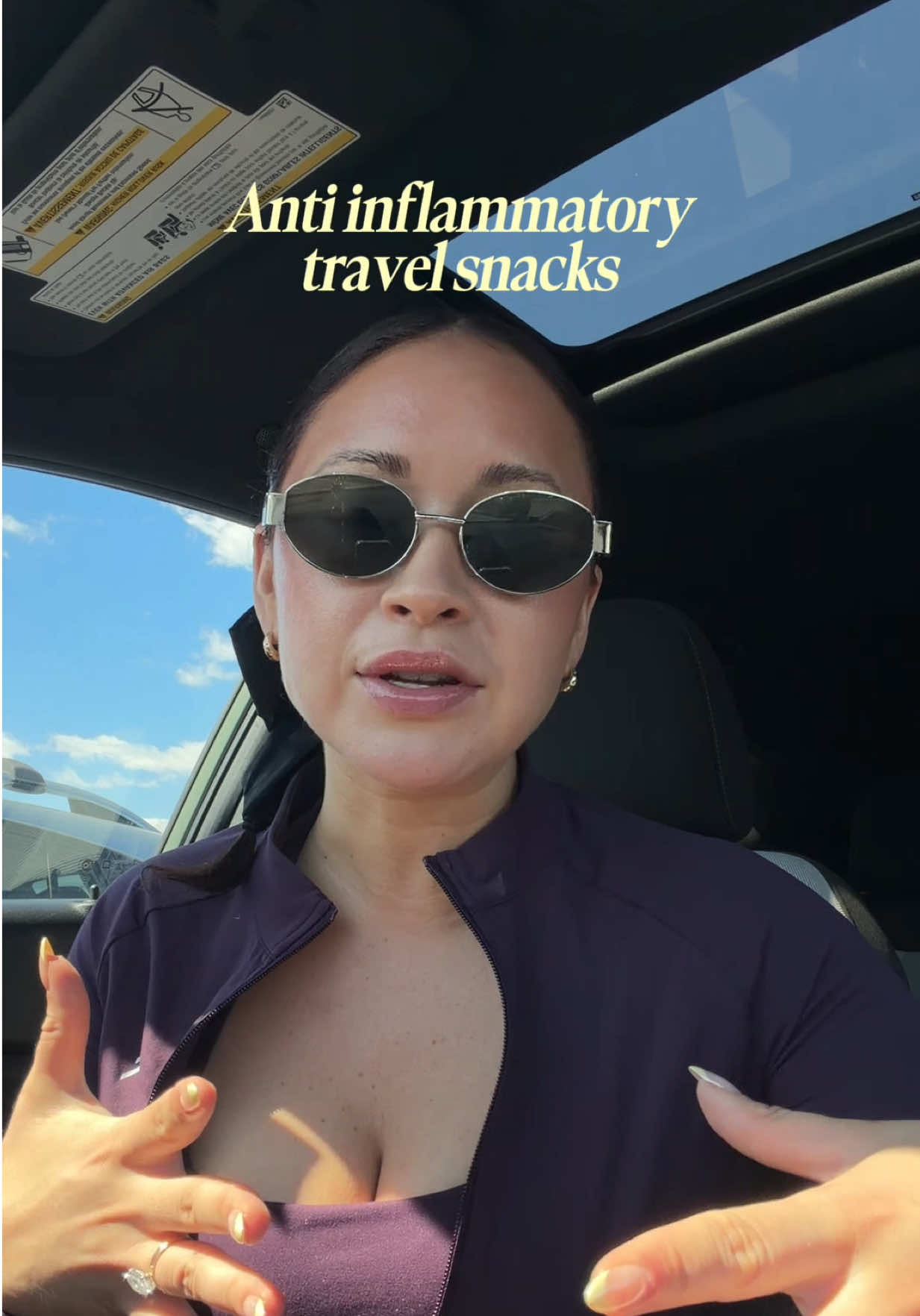 TikTok post by @ninabucksner for Laird Superfood. Caption reads: [...] you!!!✈️ @Sprouts Farmers Market....