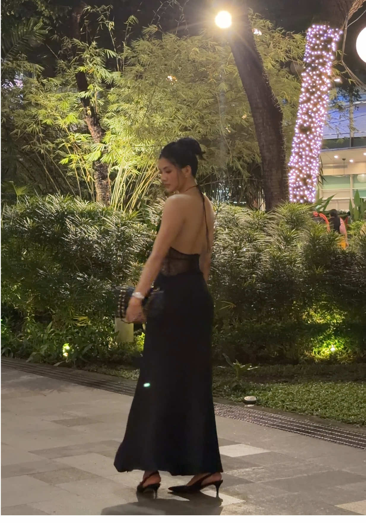 TikTok post by @kiannady_ for Meshki. Caption reads: urghhh this dress 😩🖤 @Meshki .