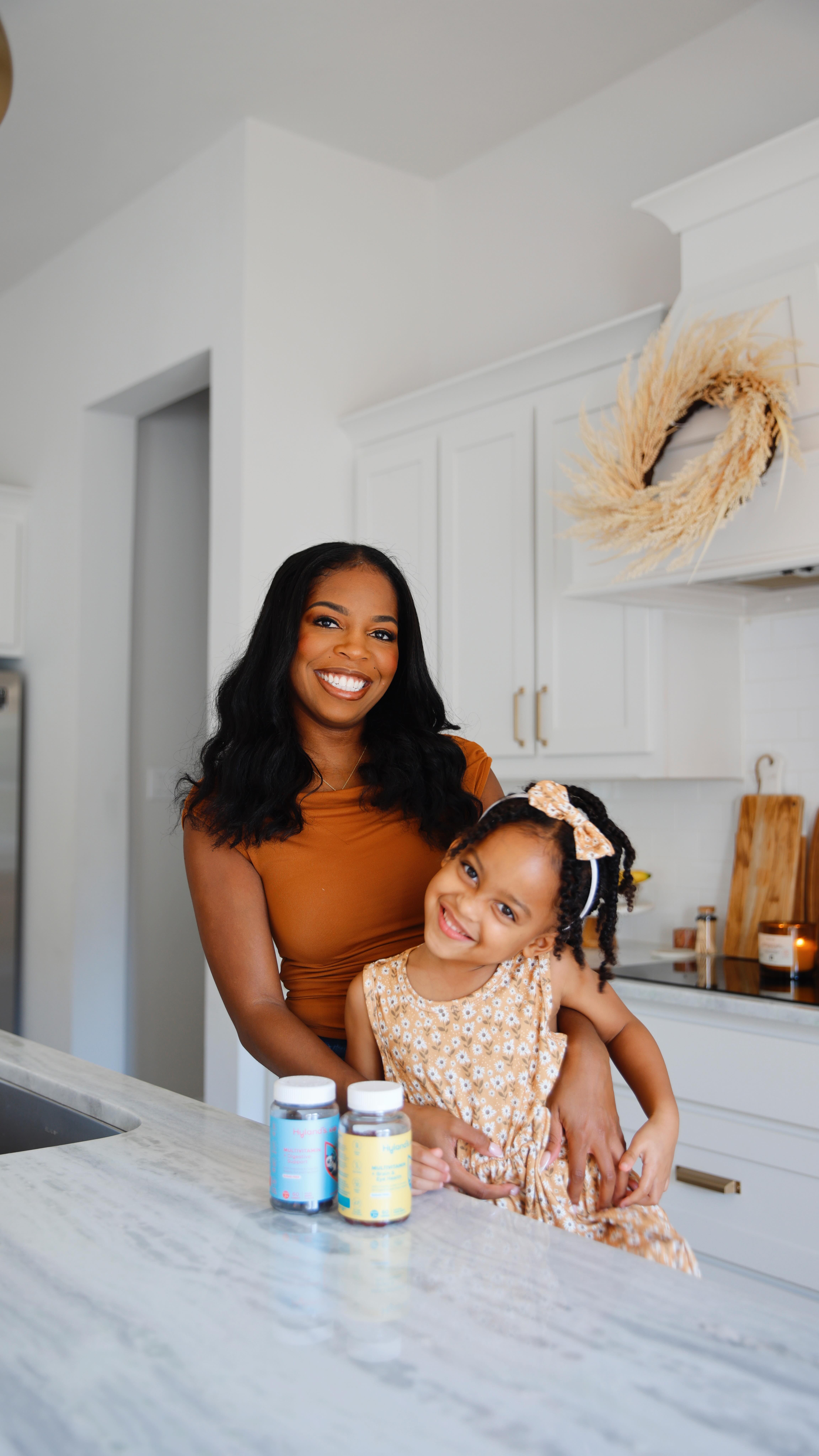 Instagram post by @ayeciara for Hyland's Naturals. Caption reads: [...] work 🥰. Have your littles tried....