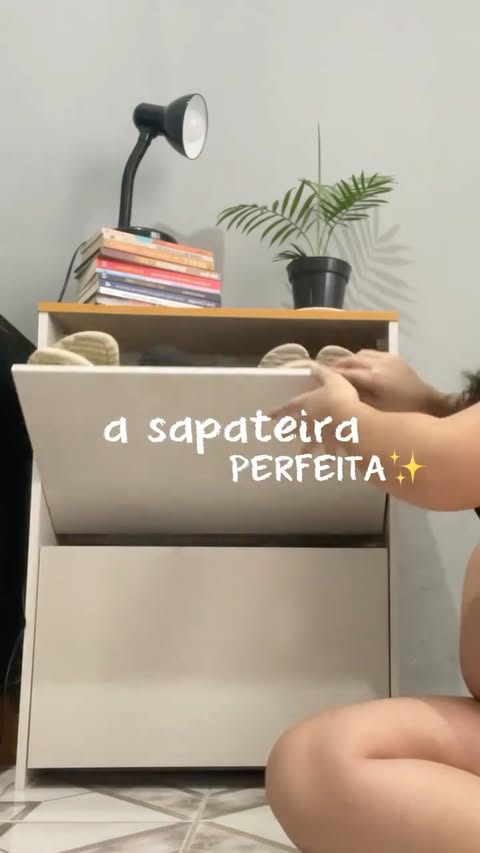 Instagram post by @marifanaia for Shopee. Caption reads: Encontrei na @shopee_br 🧡 Link na bio ✨ ID:....