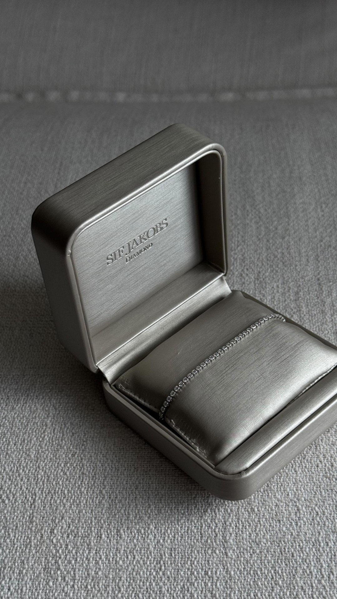 Instagram post by @astrostraustaa for SIF JAKOBS JEWELLERY. Caption reads: [...] a timeless piece from the....