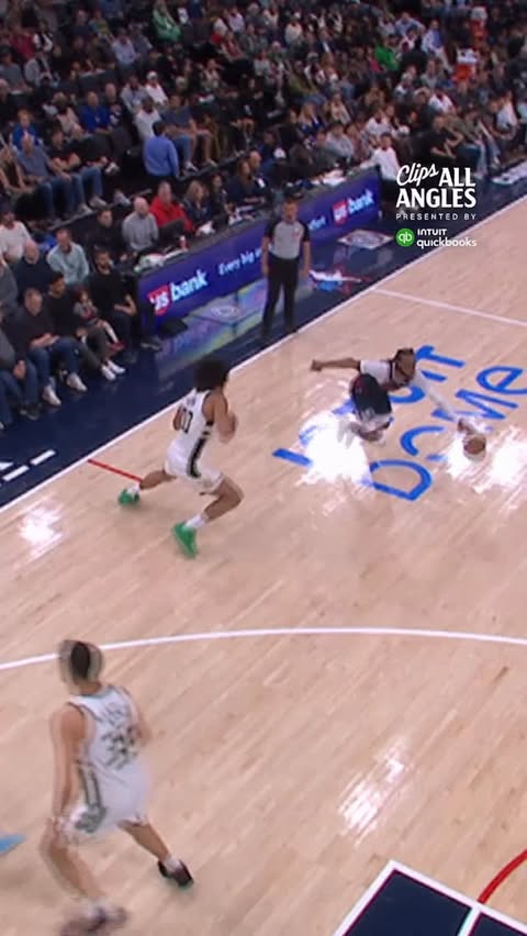 Instagram post by @laclippers for Intuit QuickBooks. Caption reads: DG was in his BAG with these moves 🕺.