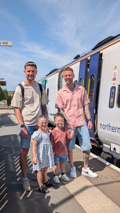 Instagram post by @the_merrimans for Trainline. Caption reads: AD. We’re all about making memories so when the....