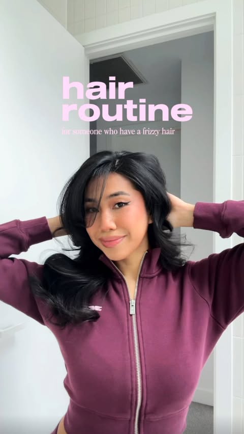 Instagram post by @denibearrr for John Frieda US. Caption reads: I swear a good hair day genuinely boosts my mood....