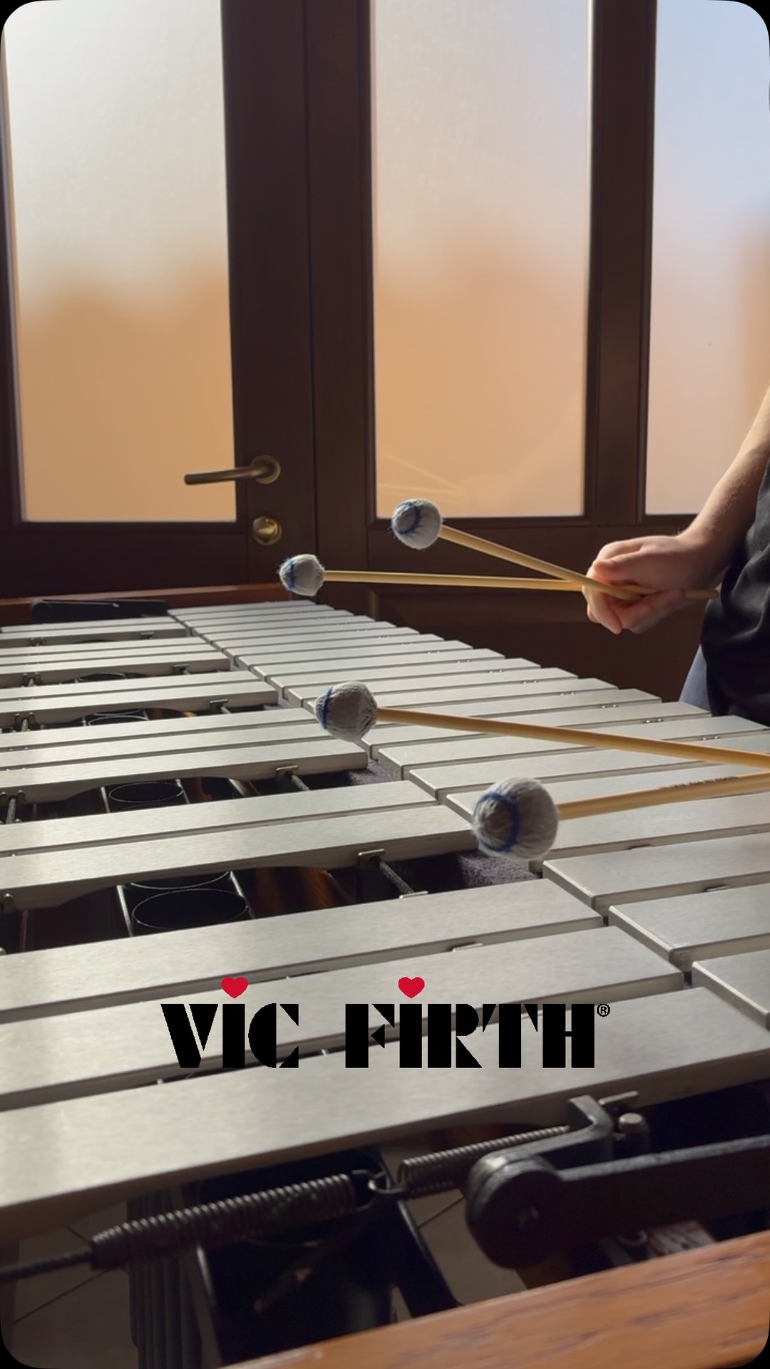 Instagram post by @marabvibes for Vic Firth. Caption reads: I am a Vic Firth Artist!!🥹😍 @vicfirth 
I am....