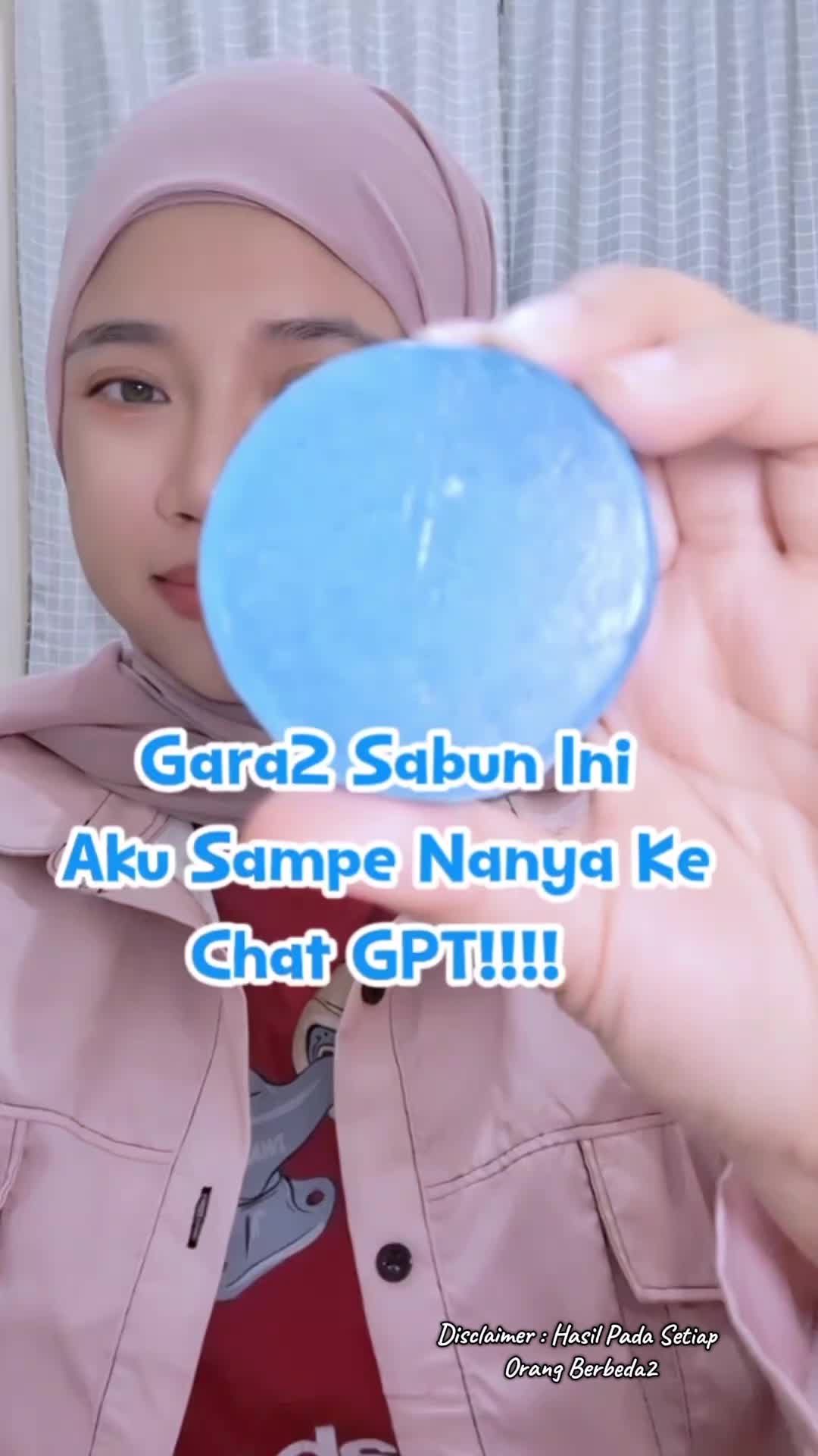TikTok post by @hellovica30 for Beauty Of Angel. Caption reads: [...] banget sama sabun transparan dari....