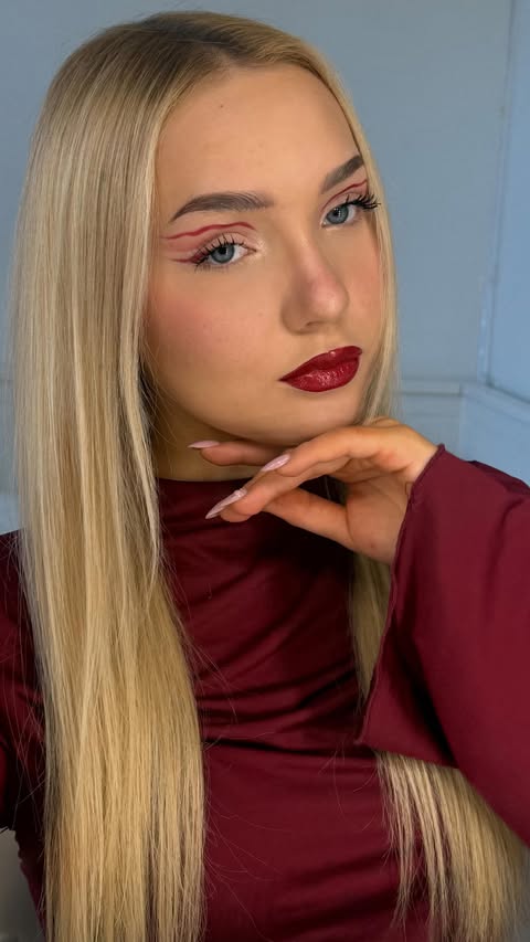 Instagram post by @_ola.hania_ for NYX Professional Makeup Polska. Caption reads: She is an icon, she is the moment✨ Quick reminder,....