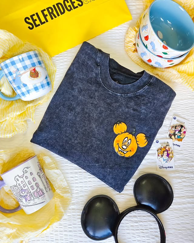 Instagram post by @saradisneygirl for Selfridges. Caption reads: ✨️☁️❣️Manchester Disney Store Haul❣️☁️✨️ Obviously....