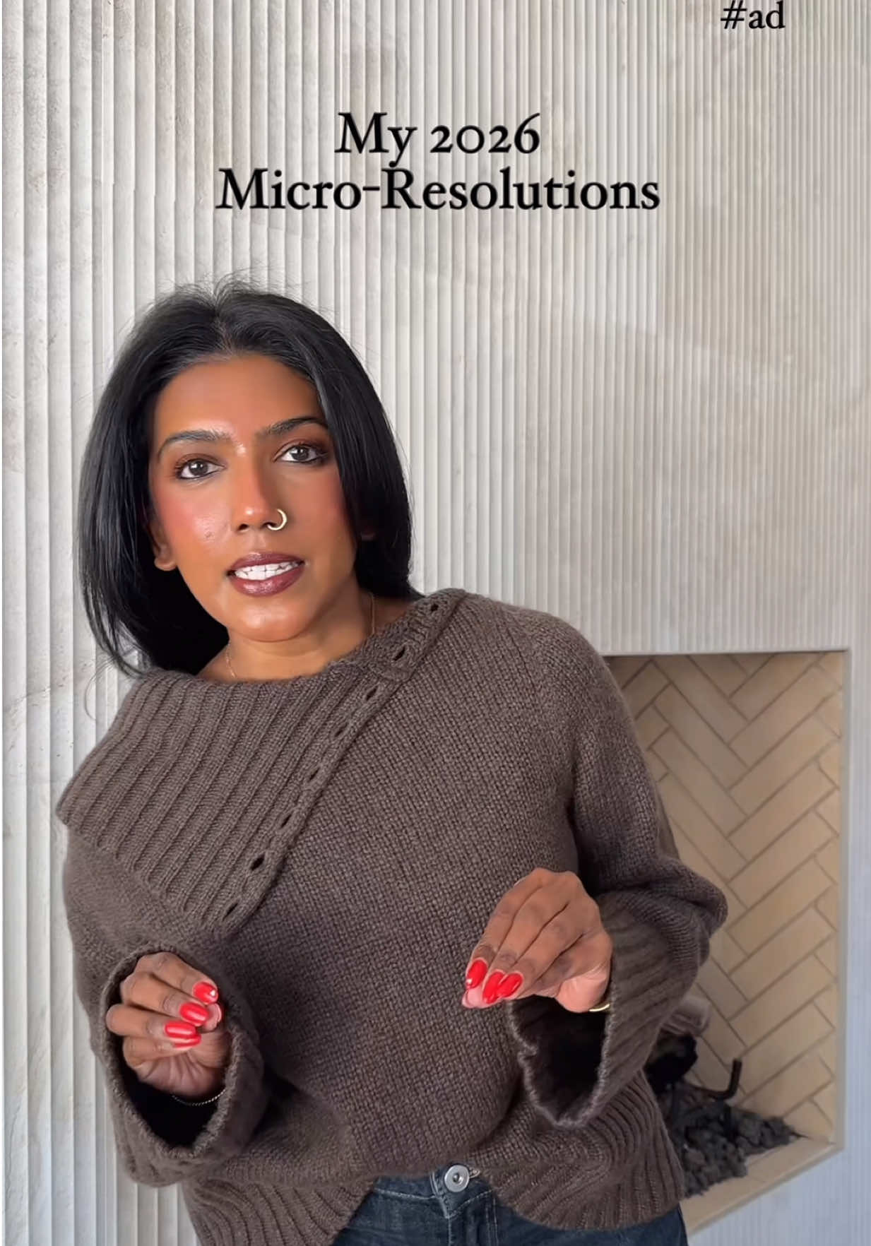 TikTok post by @queencitytrends for Crest. Caption reads: [...] brush thanks to @Oral-B Brasil -Using @Crest....