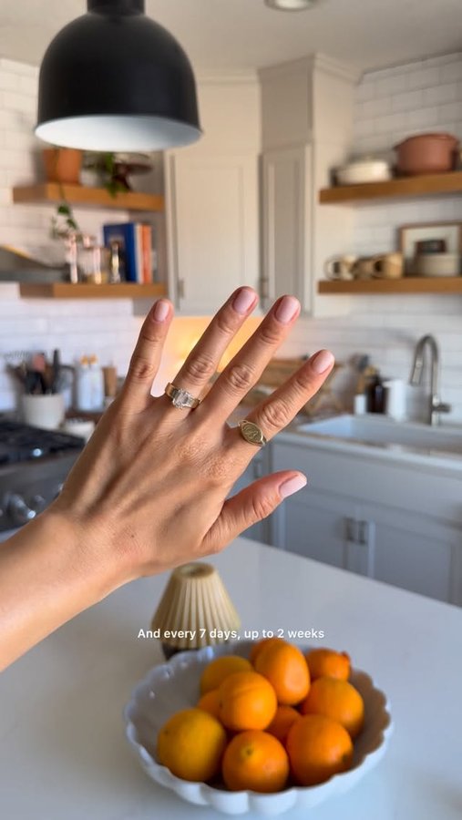 Instagram post by @the.orange.home for Dazzle Dry. Caption reads: bookmark for your nail nail day - an FAQ i always....